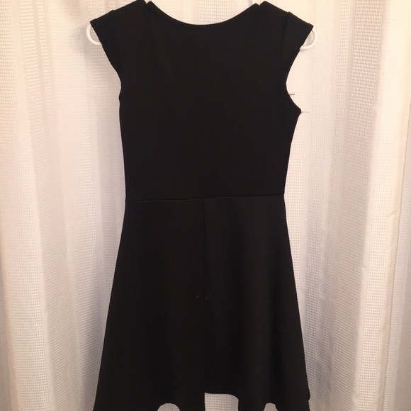 *NWT* LBD Fit and Flare Black Dress - Picture 2 of 5
